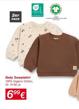 KiK Baby Sweatshirt Angebot