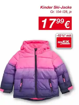 KiK Kinder Ski-Jacke Angebot