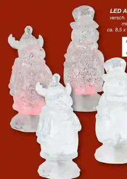 KiK LED Acryl Figuren Angebot