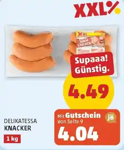PENNY Delikatessa Knacker Angebot