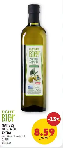 PENNY ECHT BIG! Natives Olivenöl Extra Angebot