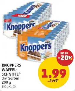 PENNY Knoppers Waffelschnitte Angebot