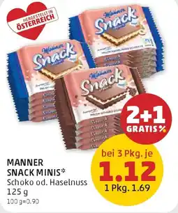 PENNY MANNER SNACK MINIS* Angebot