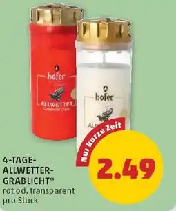PENNY hofer Allwetter-Grablicht Angebot