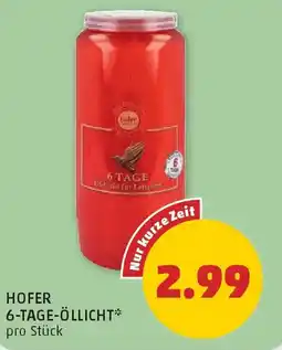 PENNY HOFER 6-TAGE-ÖL LICHT* Angebot