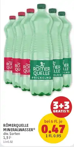 PENNY Römerquelle Mineralwasser Angebot