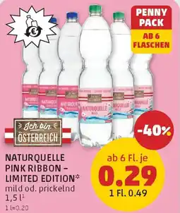 PENNY Naturquelle Pink Ribbon - Limited Edition* Angebot