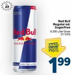 Billa Red Bull Regular od. Sugarfree Angebot