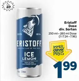 Billa Eristoff Dose Angebot