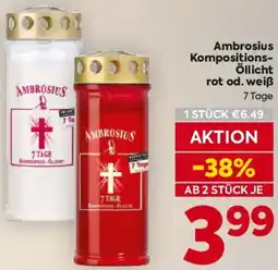 Billa Ambrosius Kompositions Öllicht rot od. weiß Angebot