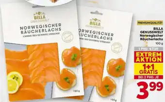 Billa BILLA GENUSSWELT Norwegischer Räucherlachs Angebot