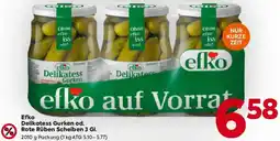 Billa Efko Delikatess Gurken od. Rote Rüben Scheiben 3 GI. Angebot