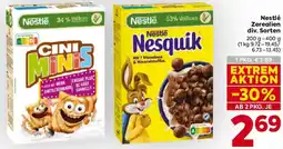 Billa Nestlé Zerealien Angebot