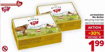 Billa Ja! Natürlich Bio-Butter Angebot