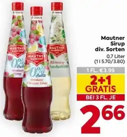 Billa Mautner Sirup Angebot