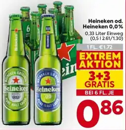 Billa Heineken od. Heineken 0,0% Angebot