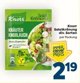 Billa Knorr Salatkrönung Kräuter Knoblauch Angebot