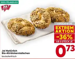 Billa Ja! Natürlich Bio-Kürbiskernlaibchen Angebot