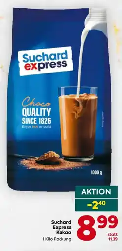 Billa Suchard Express Kakao Angebot