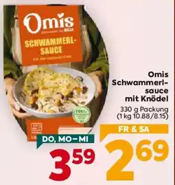 Billa Omis Schwammerl-sauce mit Knödel Angebot