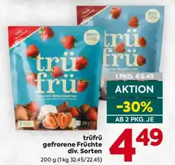 Billa trüfrü gefrorene Früchte Angebot