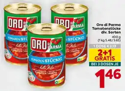 Billa Oro di Parma Tomatenstücke Angebot