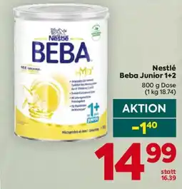 Billa Nestlé Beba Junior 1+2 Angebot