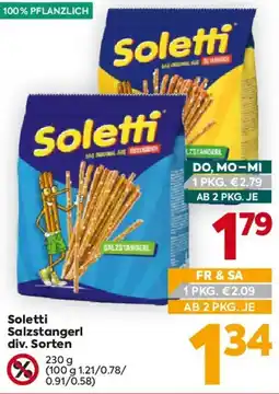 Billa Soletti Salzstangerl Angebot