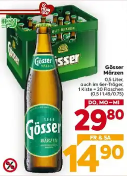 Billa Gösser Märzen Angebot