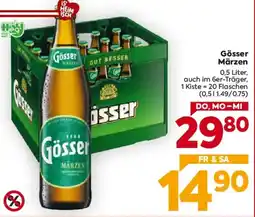 Billa Gösser Märzen Angebot