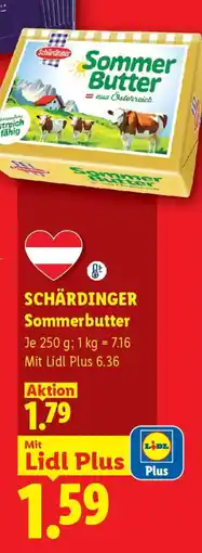 Lidl Schärdinger Sommerbutter Angebot