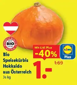 Lidl Bio Speisekürbis Hokkaido aus Österreich Angebot
