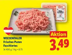 Lidl Wiesentaler Frisches Puten Faschiertes Angebot