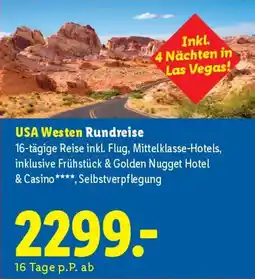 Lidl USA Westen Rundreise Angebot