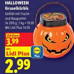Lidl Halloween Gruselkürbis Angebot