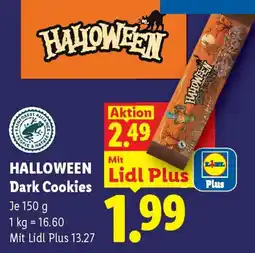 Lidl Halloween Dark Cookies Angebot