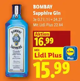 Lidl Bombay Sapphire Gin Angebot