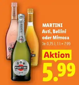 Lidl Martini Asti, Bellini oder Mimosa Angebot