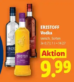 Lidl ERISTOFF Vodka Angebot