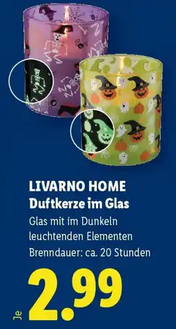 Lidl LIVARNO HOME Duftkerze im Glas Angebot