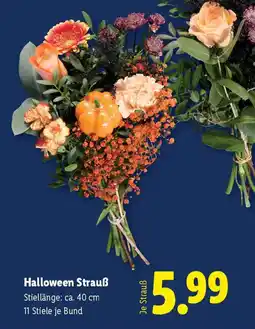 Lidl Halloween Strauß Angebot