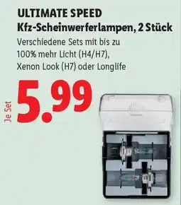 Lidl Ultimate Speed Kfz-Scheinwerferlampen Angebot