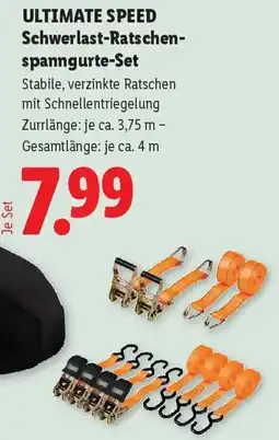 Lidl Ultimate Speed Schwerlast-Ratschen-spanngurte-Set Angebot