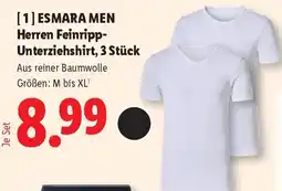 Lidl ESMARA MEN Herren Feinripp-Unterziehshirt Angebot