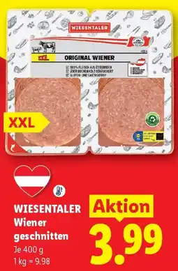 Lidl Wiesentaler Wiener geschnitten Angebot
