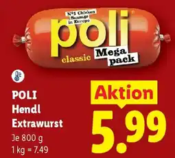 Lidl Poli Hendl Extrawurst Angebot