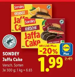 Lidl Sondey Jaffa Cake Angebot