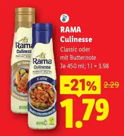 Lidl Rama Culinesse Angebot