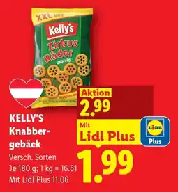 Lidl Kelly's Knabbergergebäck Angebot