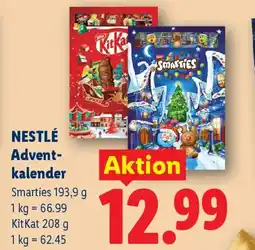 Lidl Nestlé Adventkalender Angebot